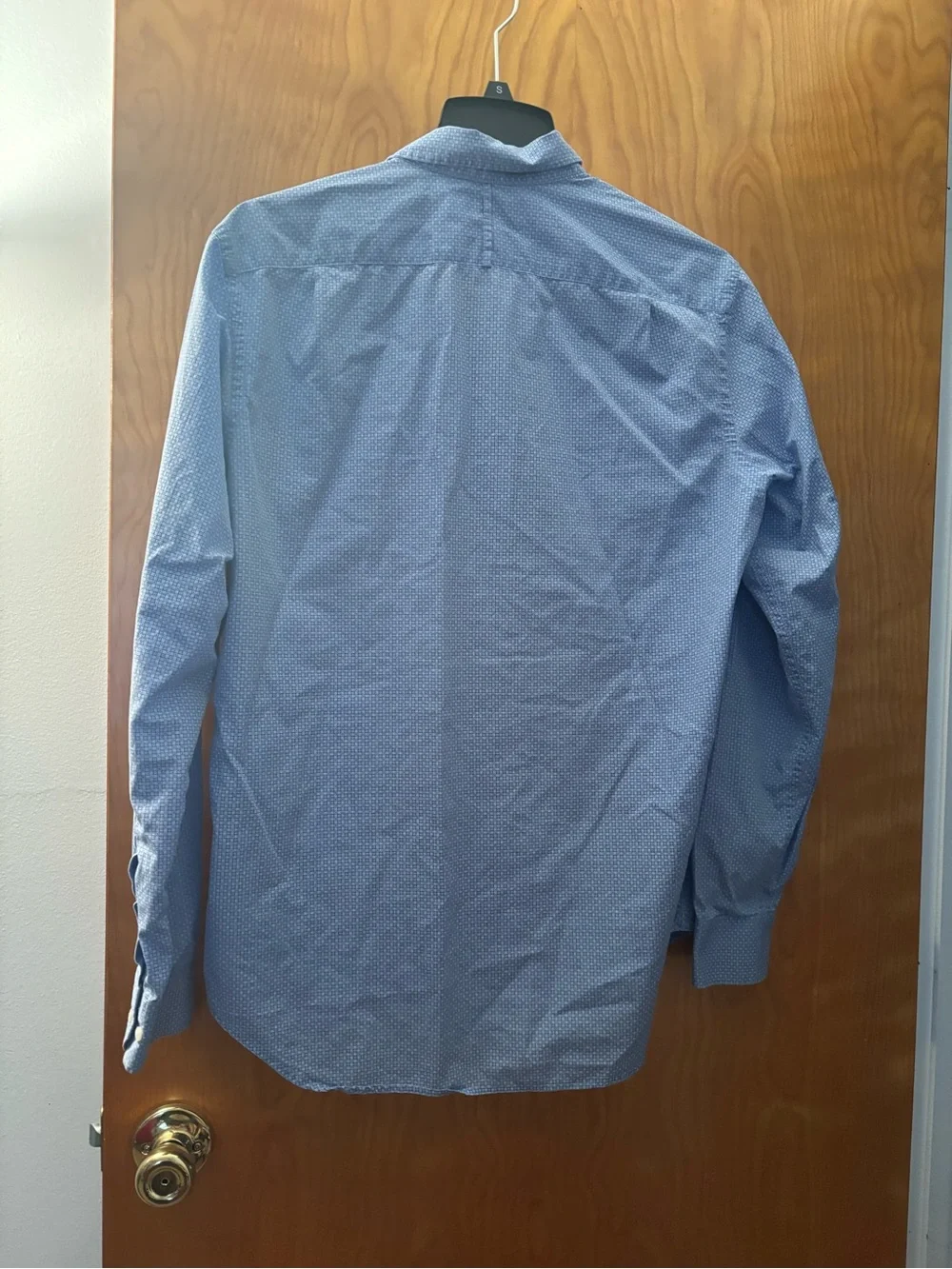 Banana Republic blue button-up shirt, size M